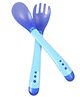 SYGA Silicone Fork And Spoon Set - Blue