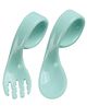 SYGA Infant Baby Fork And Spoon Set Anti-Choke Self Feeding Accessories -  Blue