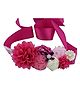 SYGA Pregnant Woman Baby Shower Maternity Flower Belt For MOM To Be & Daddy To Be Woman Belt Photography Props Dark Pink