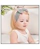 SYGA Baby Headbands Bow Strechable Soft Nylon Headband Newborn Infant Toddlers Kids  0-3 Years - Grey
