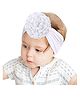 SYGA Baby Headbands Soft Nylon Fancy Flower Strechable Hairbands For Newborn Infant Toddlers Kids 0-3 Year (White)