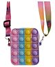 SYGA Children Pop It Fidget Silicone Bag Kids Push Popper - Multicolour