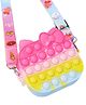 SYGA Pop It Fidget Silicone Shoulder Bag - Multicolour