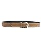 Childway Solid Buckle Closure Belt - Brown