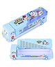 Elecart Magic Bus Metal Pencil Box with Moving Tires  Space Bus- Blue