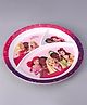 Disney Princess 3 Partition Rnd Plate - Multicolor (Color and design may vary)