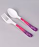 Disney Princess Fork & Spoon -  Purple (Color and design may vary)