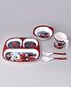 Marvel Spiderman 5 Pieces Kids Dinner Set - Multicolour  (Color and design may vary)
