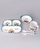 Minions 5 Pieces Kids Dinner Set - Multicolour (Color and design may vary)