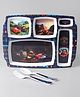 Disney Pixar Cars 5 Partition Plate - Multicolour (Color and design may vary)