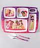 Disney Princess 5 Partition Plate - Multicolour (Color and design may vary)
