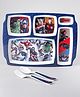 Avengers 5 Partition Plate - Multicolour (Color and design may vary)