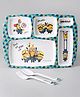 Minions 5 Partition Plate - Multicolour (Color and design may vary)
