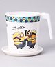 Disney Minions Laura Mug Large and Luna Coaster  - 350 ml (Color and design may vary)