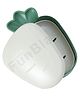FunBlast Carrot Shaped Soap Box Holder with Cover - Green White