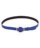 Kid-O-World Solid Rectangular Buckle Fancy Belt - Blue