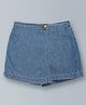 Kiddopanti Overlap Button Down Shorts - Blue