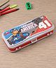 Marvel Captain America Dual Compartment Pencil Box - Red & Grey