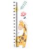 WENS Cute Giraffe Height Chart Wall Decal Growth Chart Vinyl - MultiColor
