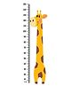 WENS Tall Giraffe  Height Chart Wall Decal Growth Chart Vinyl - MultiColor