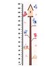WENS Bird House Height Chart Wall Decal Growth Chart Vinyl - MultiColor