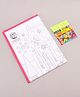 Disney Frozen My Colouring Mat With Sketch Pens - Multicolour 