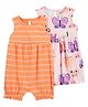 Carter's 2 Pack Dress Set - Orange & Purple