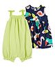 Carter's 2 Pack Dress & Romper Set - Green