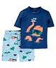 Carter's  2-Piece Octopus Rashguard Swim Set - Blue