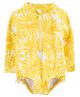 Carter's Sunflower 1 Piece Rashguard - Yellow