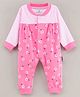 Child World Full Sleeves Romper Floral Print - Pink