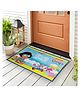 Disney  by sasson Mickey Mouse Cartoon by Sassoon Printed Anti Skid Door Mat - Blue