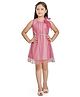 Peppermint Sleeveless Embellished & Embroidered Party Wear Dress - Pink