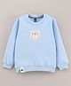 Little Kangaroos Full Sleeves Sweatshirt Bear Print - Blue