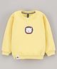 Little Kangaroos Full Sleeves Sweatshirt Placement Print- Lemon Yellow