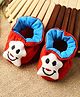 Chiu Smiling Star Applique Booties - Red & Blue