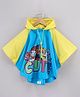 Paw Patrol Full Sleeves Hooded Poncho Raincoat Paw Patrol Print - Multicolor