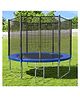 Reznor Heavy Duty Jumping Mat Indoor/Outdoor Trampoline with Enclosure Net and Spring Cover Padding - Blue