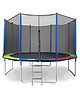 Reznor 6 Feet Heavy Duty Jumping Mat Indoor Outdoor Trampoline With Enclosure Net & Spring Cover Padding For Kids
