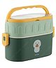 Elecart Double Decker Kids Lunch Box Set with Spoon 950 ml (Colour May Vary)