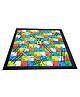 Muren Snake & Ladder Big Size Mat 4 By 4 Ft  4 Inches Dice Anti Skid Party & Fun Board Game- Multicolor