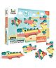 Webby 4 In 1 Water Animals ABS Building Blocks Kit Multicolour - 67 Pcs