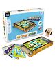 Webby Diy Wooden Marble Zig Zag Game With 4 Themes - Multicolor