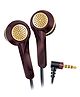 FINGERS SoundGlitz Wired Earphones  Burgundy - Gold