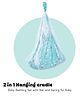 Baybee Swing Cotton Hanging cradle with Mosquito Net & Spring - Green
