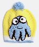 MayRa Knits Hand Knitted Octopus Detail Cap - Yellow