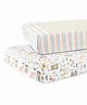 Abracadabra Flat Cot Sheets For Standard Cot Bambi & Friends Print Set of 2 Pieces - Multicolor