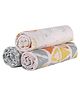 Abracadabra Cotton Muslin Swaddle for Newborns Hot Air Balloon Pack of 3 - Multicolor