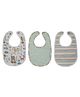 Abracadabra Cotton Muslin Bibs Pack of 3 Bambi & Friends - Multicolor