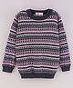 Simply Cotton Full Sleeves Knitted Sweater - Grey